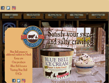 Tablet Screenshot of bluebellicecream.biz